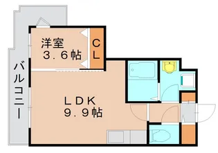 福岡県福岡市博多区吉塚6丁目【マンション】の間取り
