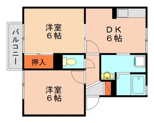 福岡県糟屋郡篠栗町庄4丁目【アパート】の間取り