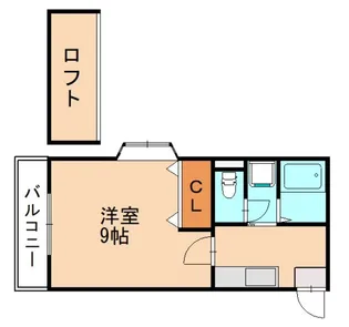 福岡県糟屋郡篠栗町津波黒3丁目【アパート】の間取り