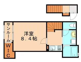 福岡県大野城市仲畑1丁目【アパート】の間取り