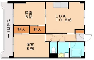 福岡県大野城市東大利2丁目【マンション】の間取り