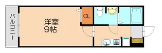 シングルコート23【1階】の間取り