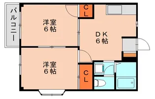 エルディム峯田【201号室】の間取り
