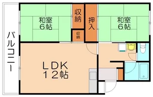 福岡県糟屋郡粕屋町大字大隈【マンション】の間取り