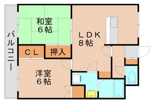 福岡県福岡市東区多の津5丁目【マンション】の間取り