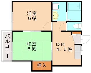 福岡県糟屋郡篠栗町中央3丁目【マンション】の間取り