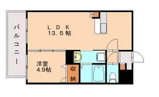 福岡県福岡市博多区板付6丁目【マンション】の間取り