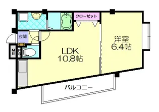 第6元木ビル【2階】の間取り