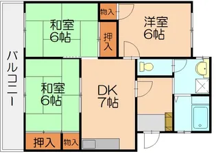 栄友ビルⅠ【105号室】の間取り