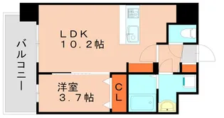 福岡県福岡市東区二又瀬新町【マンション】の間取り