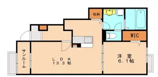 福岡県糟屋郡宇美町原田3丁目【アパート】の間取り