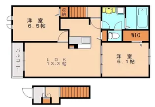 福岡県糟屋郡宇美町原田3丁目【アパート】の間取り