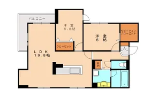 SIX REVES(シィス レーヴ)【3階】の間取り