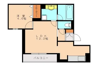 SIX REVES(シィス レーヴ)【2階】の間取り