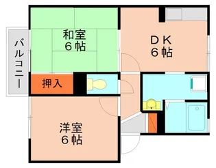 福岡県糟屋郡篠栗町庄4丁目【アパート】の間取り