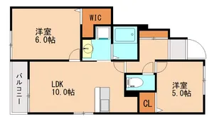 福岡県大野城市乙金1丁目【アパート】の間取り