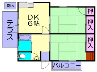 福岡県糟屋郡宇美町宇美中央1丁目【一戸建】の間取り