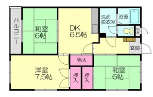 志免ライフビル【1階】の間取り