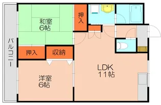福岡県糟屋郡篠栗町和田1丁目【マンション】の間取り