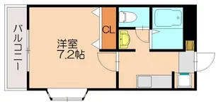 福岡県糟屋郡粕屋町甲仲原1丁目【アパート】の間取り