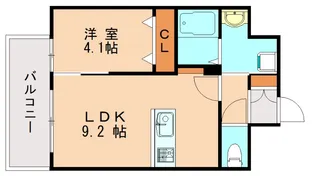 福岡県福岡市東区二又瀬新町【マンション】の間取り