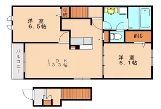 福岡県糟屋郡宇美町原田3丁目【アパート】の間取り