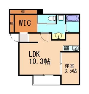 ilusion志免中央【202号室】の間取り