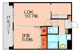 パインヒルズ志免【202号室】の間取り
