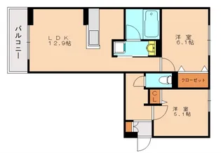 Chouette【3階】の間取り