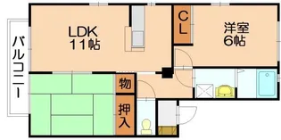 メゾンK T【C106号室】の間取り