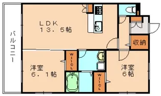 プロスペリティ 【305号室】の間取り