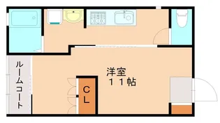 ミモザハウスⅠ【201号室】の間取り
