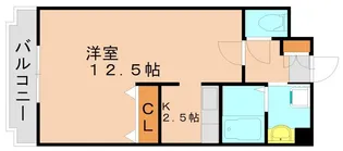 リバーシャトー空港【205号室】の間取り