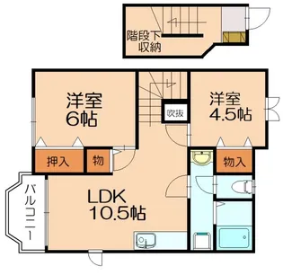 レオーネ島田【2階】の間取り