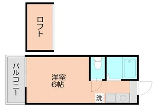 ルート浦園ⅡA【103号室】の間取り