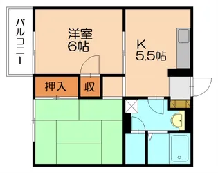 アトラン田原Ⅰ【203号室】の間取り