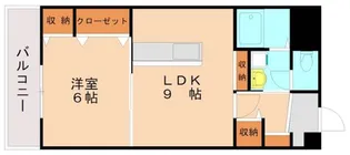 リブハイム土井【5階】の間取り