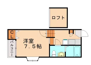ベネフィスタウン吉塚1【101号室】の間取り