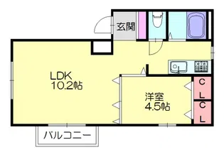 サンティール.クオーレ【2階】の間取り