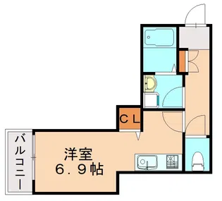 フォレスト光町【1階】の間取り