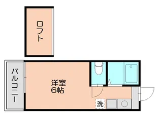 ルート浦園Ⅰ A棟【102号室】の間取り