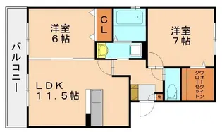 リヴェール21【2階】の間取り