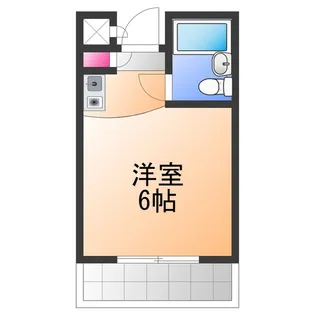 シャルマンフジ大体大【5階】の間取り