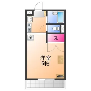 レオパレス上之郷【1階】の間取り