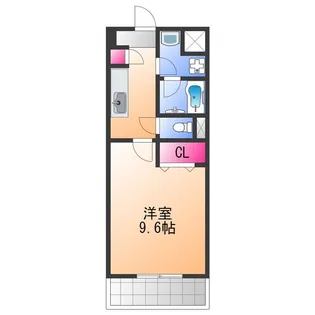 フランディルりんくう【2階】の間取り