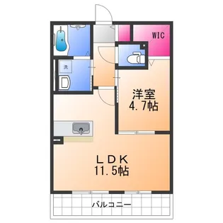 ドゥ・アリエッタ【2階】の間取り