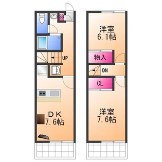 レオパレス光GARDEN【3階】の間取り