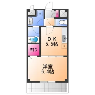 コンフォール日根野【2階】の間取り