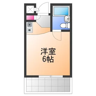 シャルマンフジ大体大【4階】の間取り