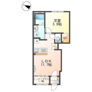 フェリーチェ関空【1階】の間取り